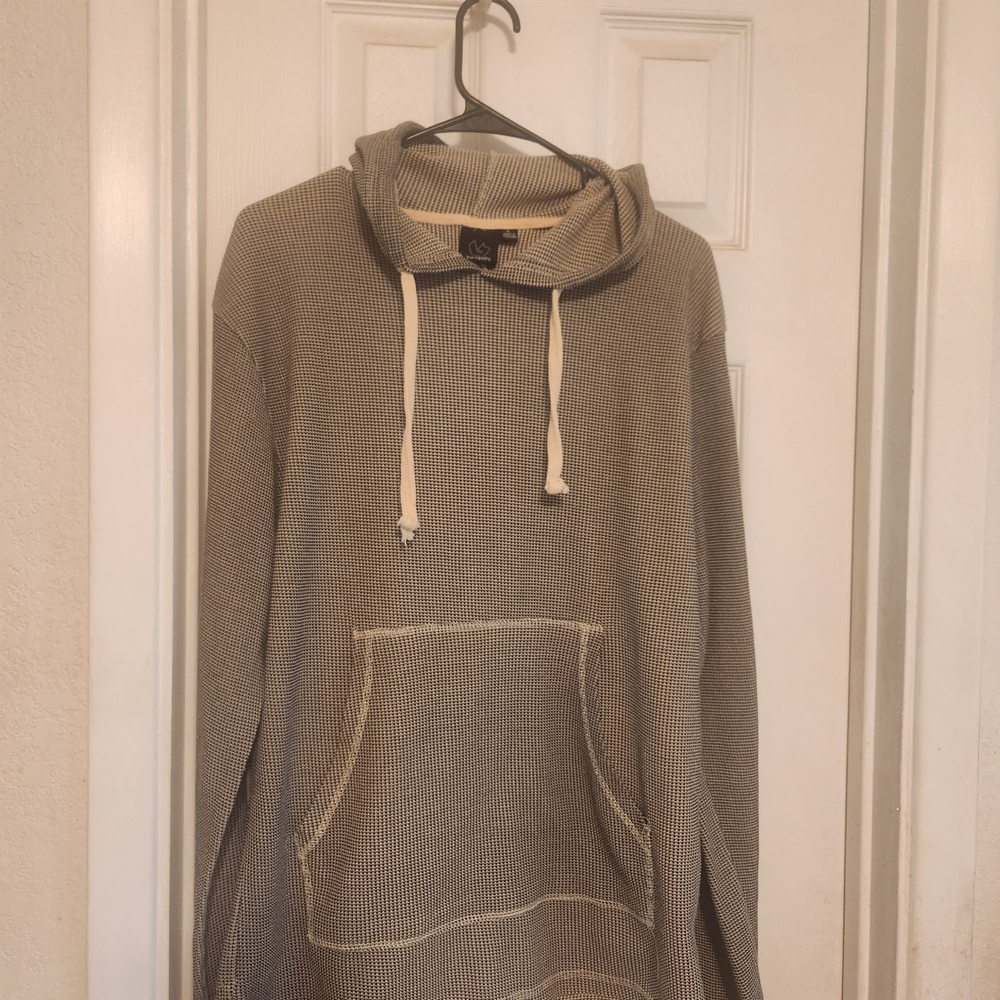 Men's Brown/tan Hooded Sweater